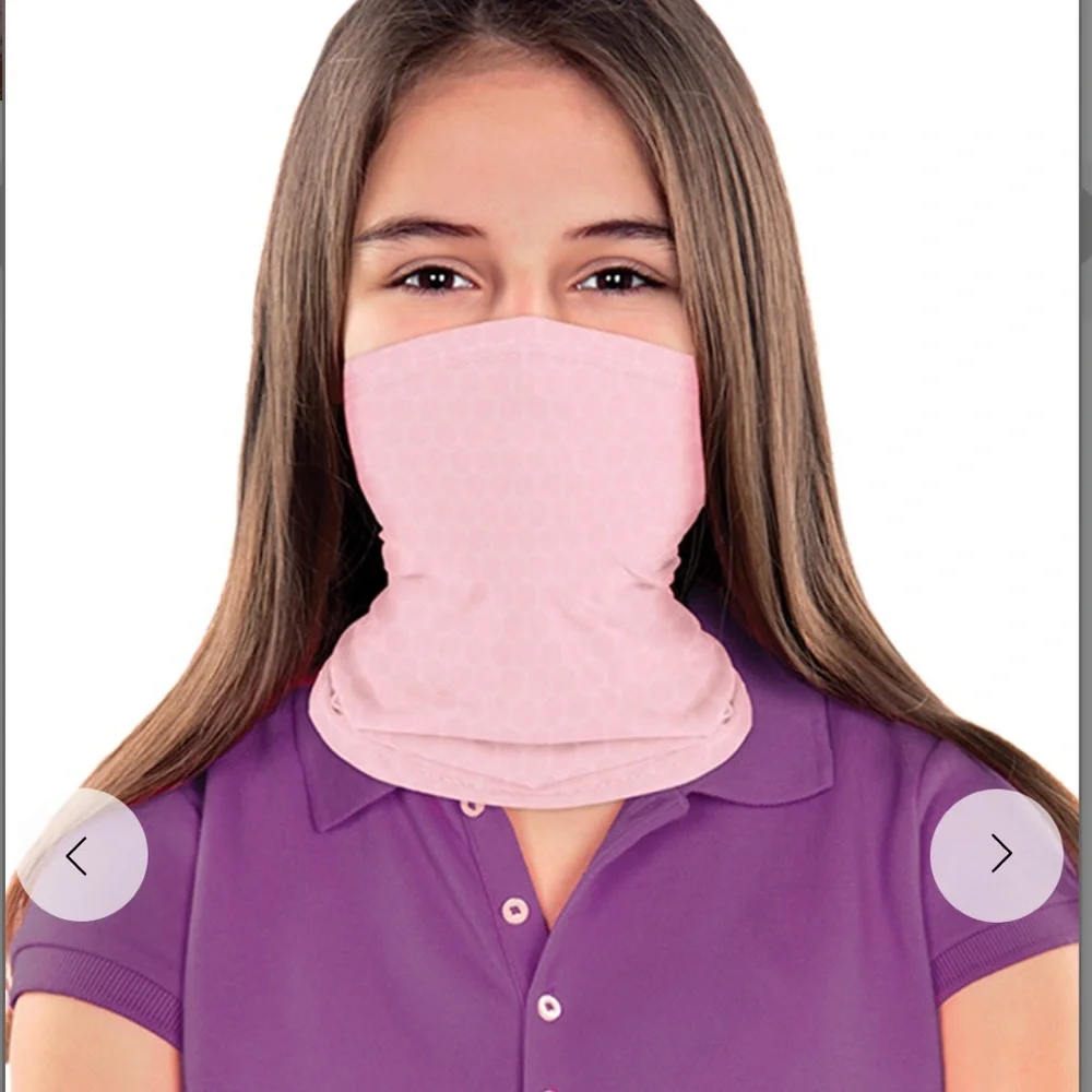 Copper Fit Kids' Guardwell Face Protector-PINK
